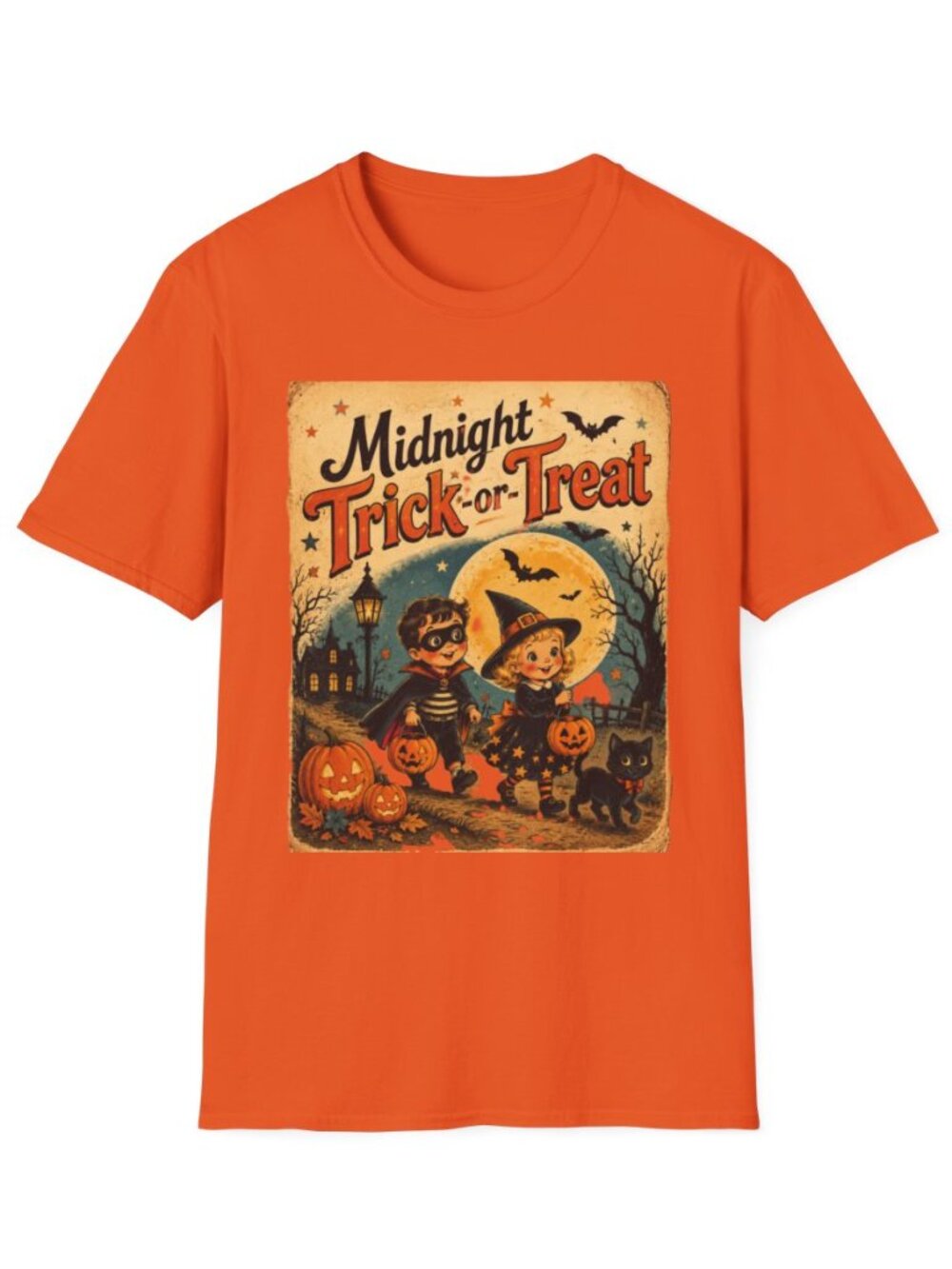 Midnight Trick or Treat Halloween T-Shirt